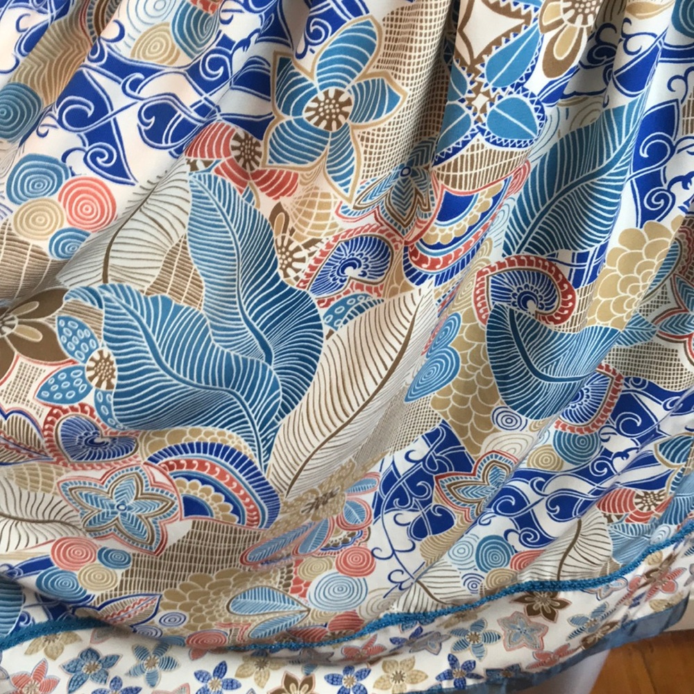 Vintage 60s/70s Style Retro Handmade Floral Skirt - Picture 4 of 5